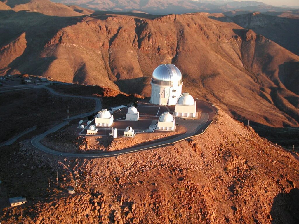 Aerial photograph of CTIO, Cerro Tololo, Blanco 4-meter, SMARTS, 2006